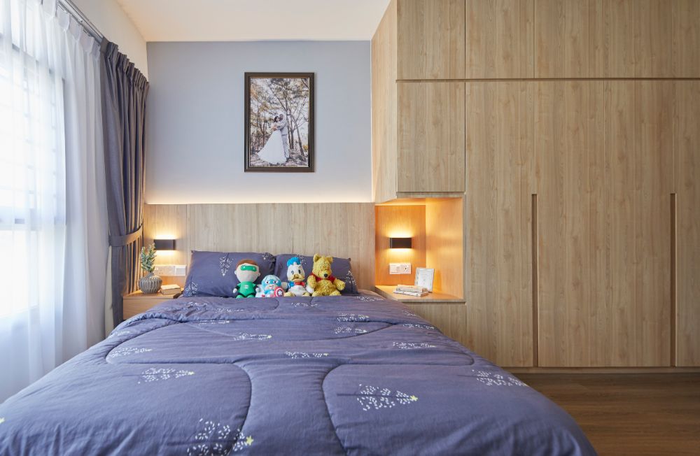 Contemporary, Modern Design - Bedroom - HDB 5 Room - Design by Carpenters 匠