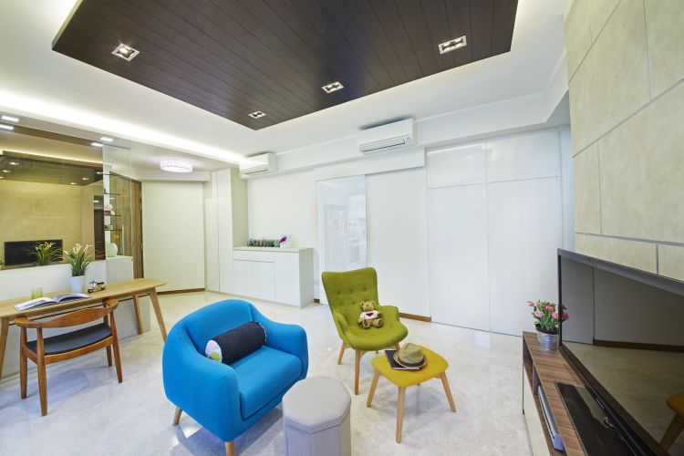 Contemporary, Eclectic, Modern Design - Living Room - Condominium - Design by Carpenters 匠