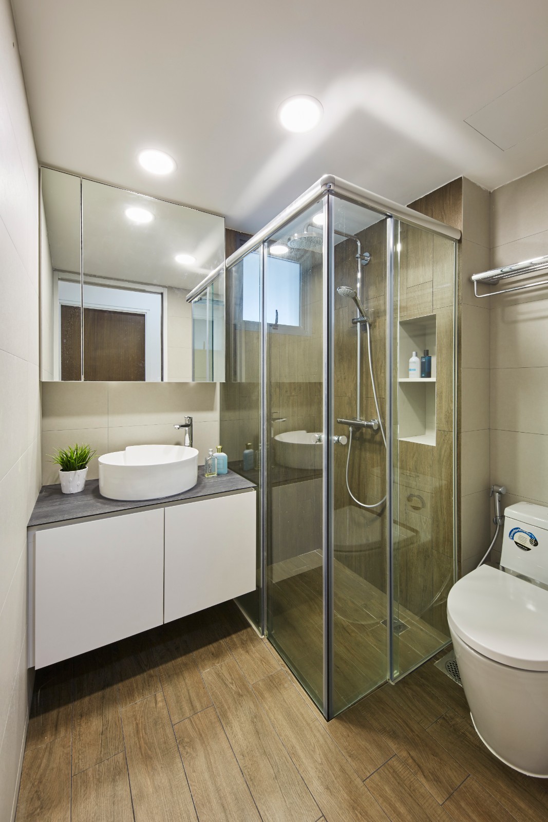 Minimalist, Modern, Scandinavian Design - Bathroom - HDB 4 Room - Design by Carpenters 匠