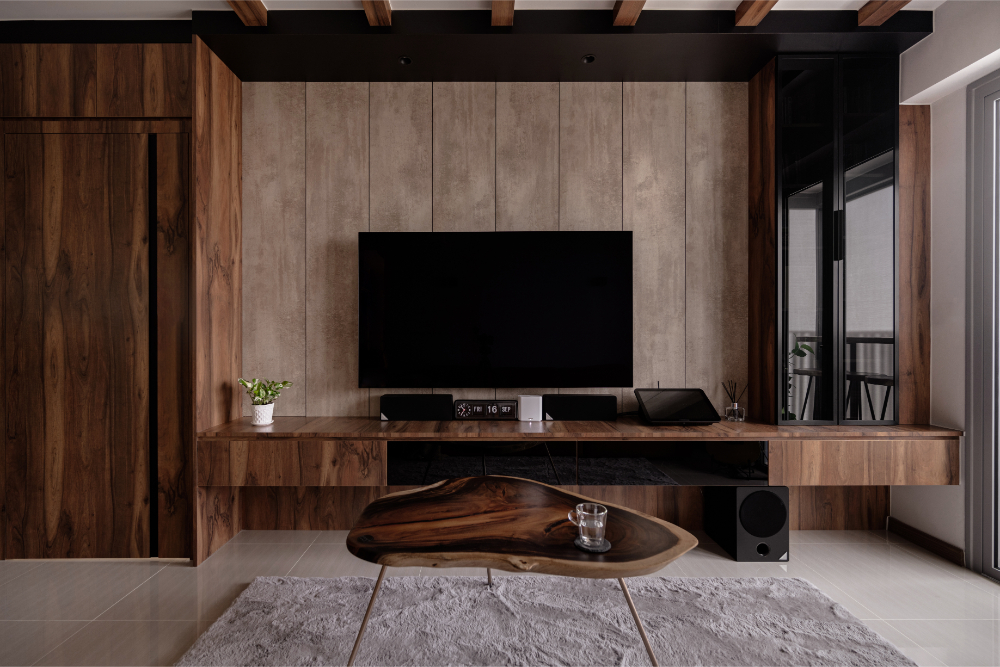 Resort Design - Living Room - HDB 5 Room - Design by Carpenters 匠