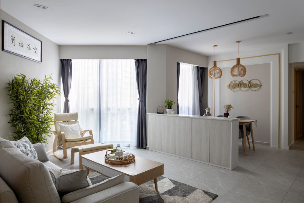 Oriental Design - Living Room - Condominium - Design by Carpenters 匠