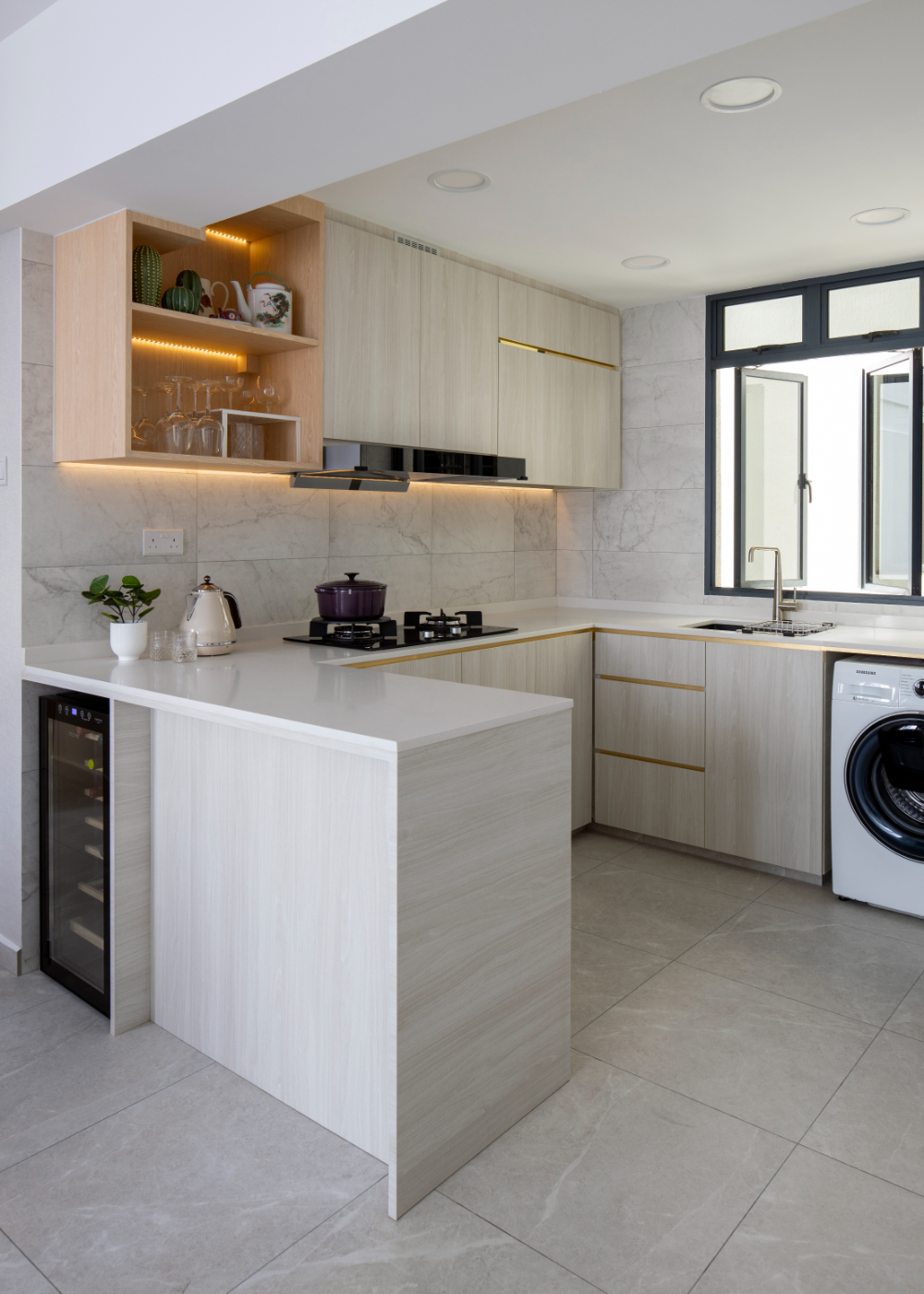 Modern, Oriental Design - Kitchen - Condominium - Design by Carpenters 匠