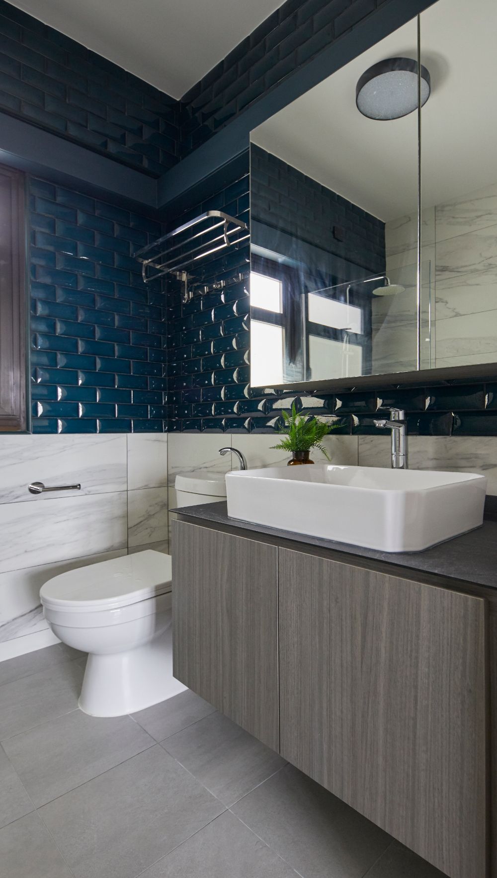 Eclectic Design - Bathroom - HDB 5 Room - Design by Carpenters 匠