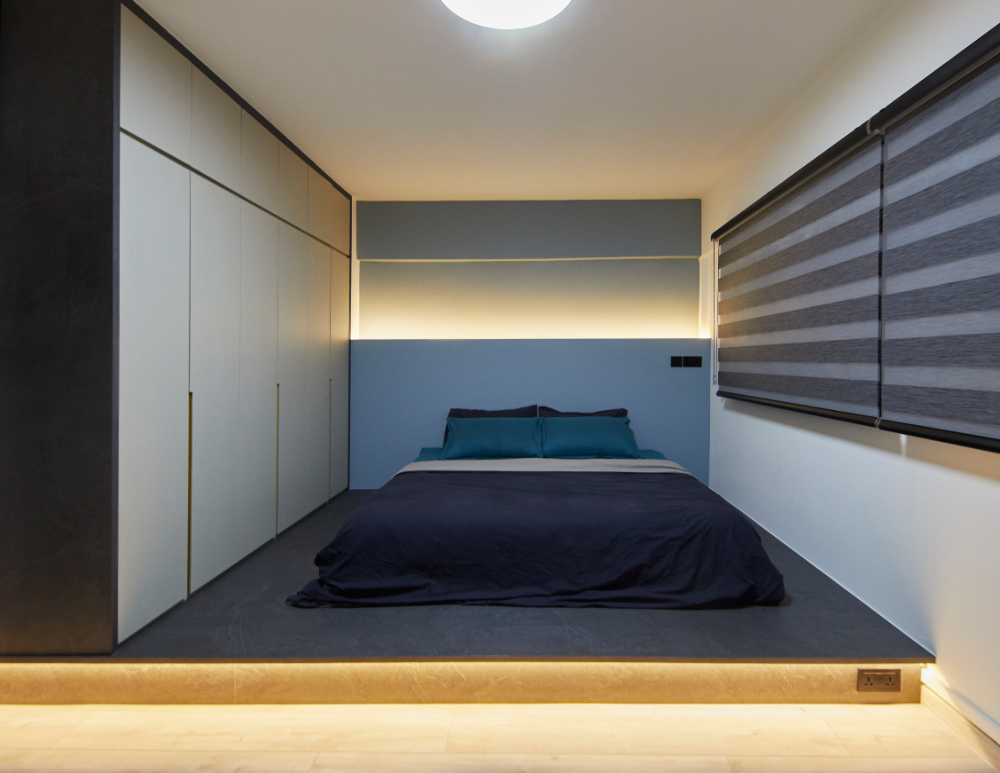 Minimalist, Modern Design - Bedroom - HDB Executive Apartment - Design by Carpenters 匠