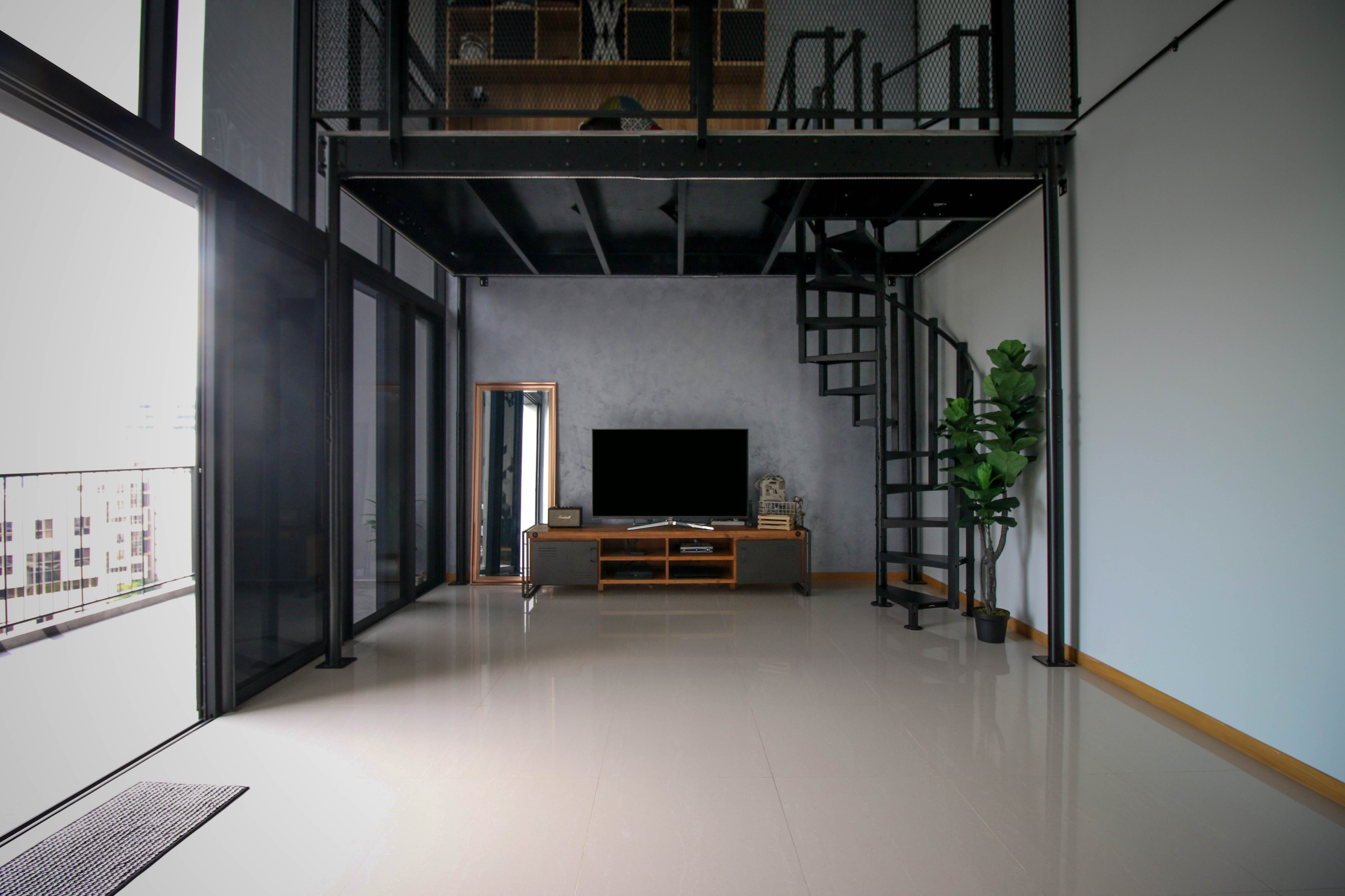 Industrial Design - Living Room - Condominium - Design by Carpenters 匠