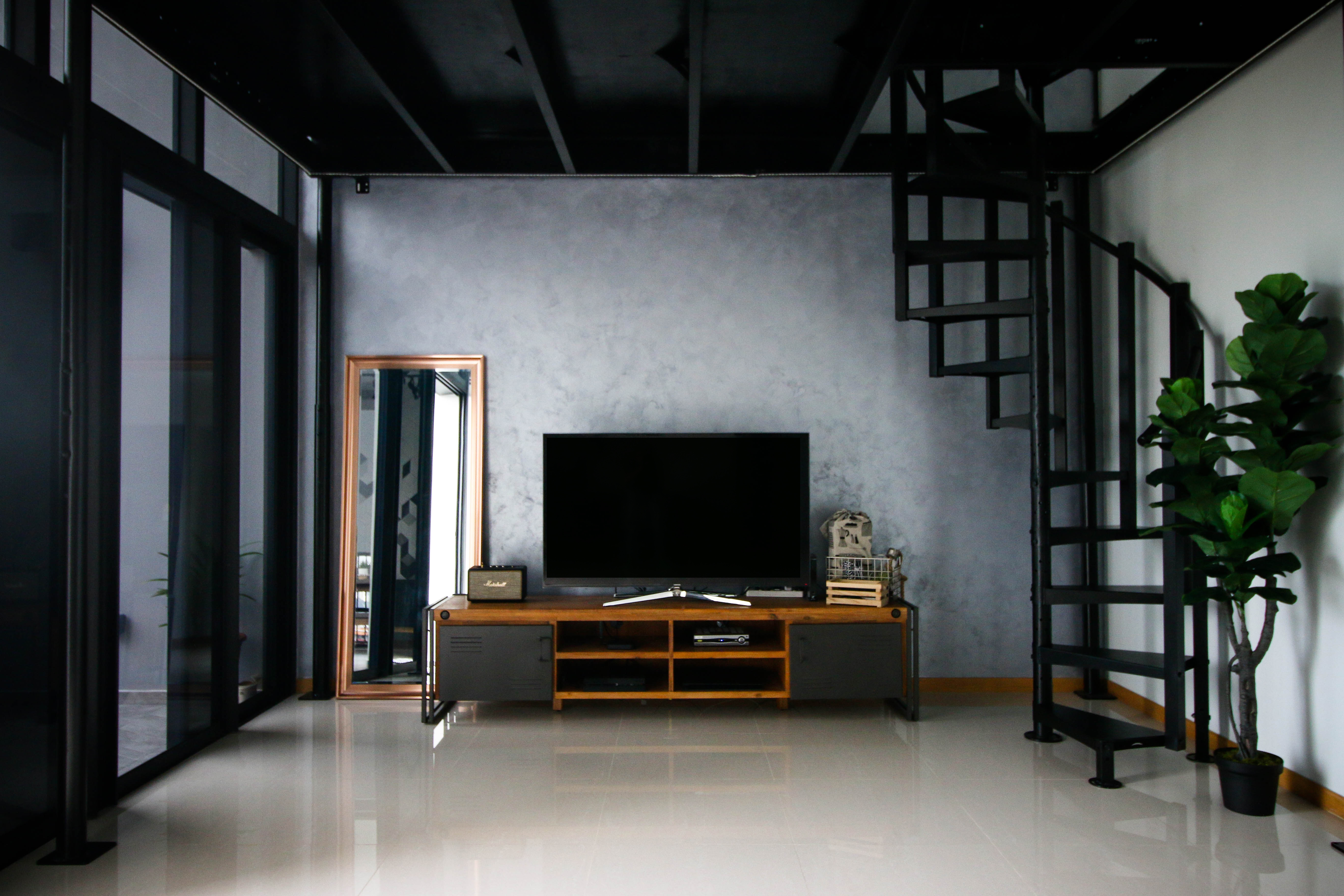 Industrial Design - Living Room - Condominium - Design by Carpenters 匠