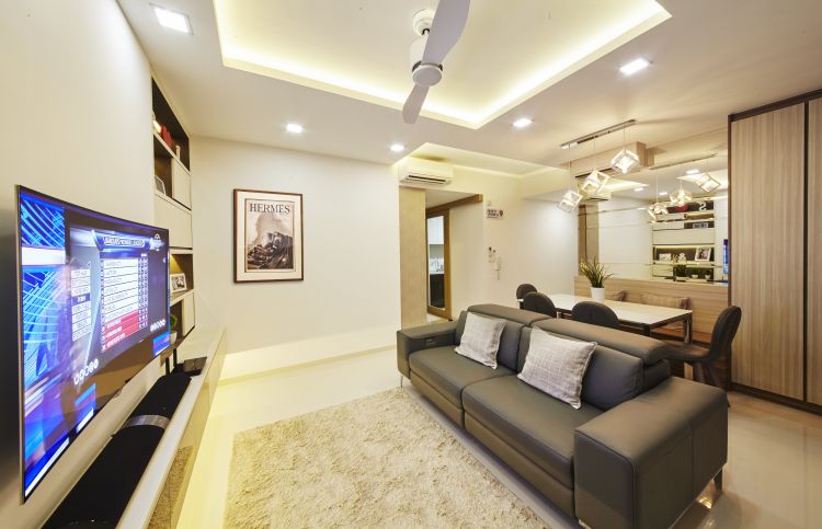 Contemporary, Modern Design - Living Room - Condominium - Design by Carpenters 匠