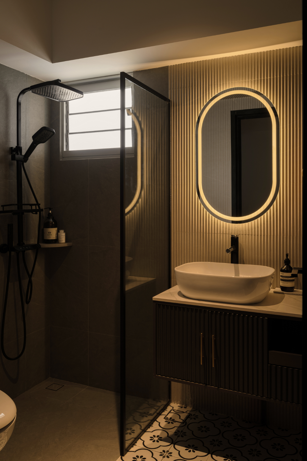 Industrial, Rustic Design - Bathroom - HDB 4 Room - Design by Carpenters 匠