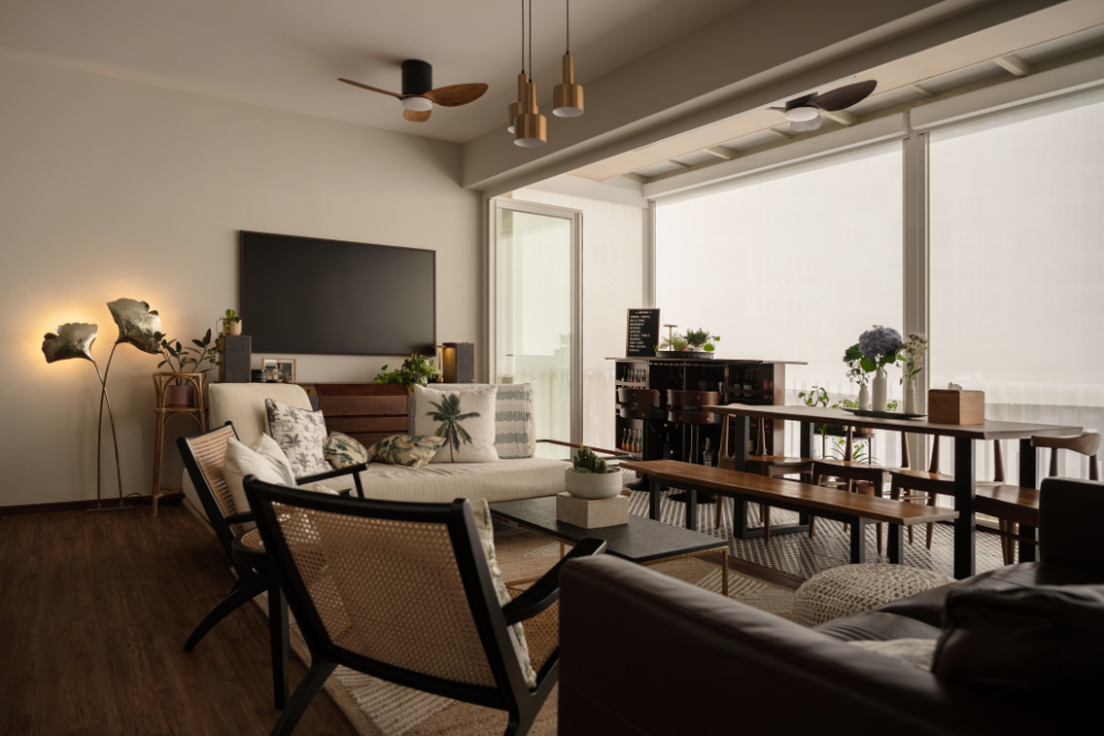 Classical, Modern, Rustic Design - Living Room - Condominium - Design by Carpenters 匠