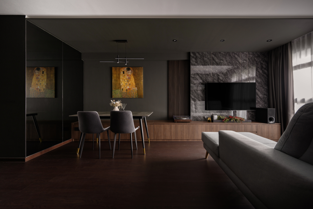 Modern Design - Living Room - HDB 4 Room - Design by Carpenters 匠