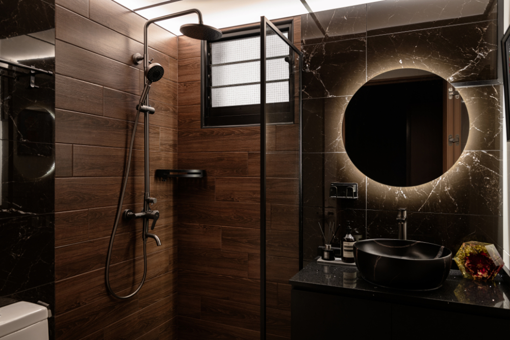 Modern Design - Bathroom - HDB 4 Room - Design by Carpenters 匠