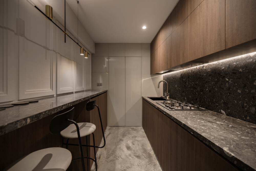 Contemporary, Modern Design - Kitchen - HDB 4 Room - Design by Carpenters 匠