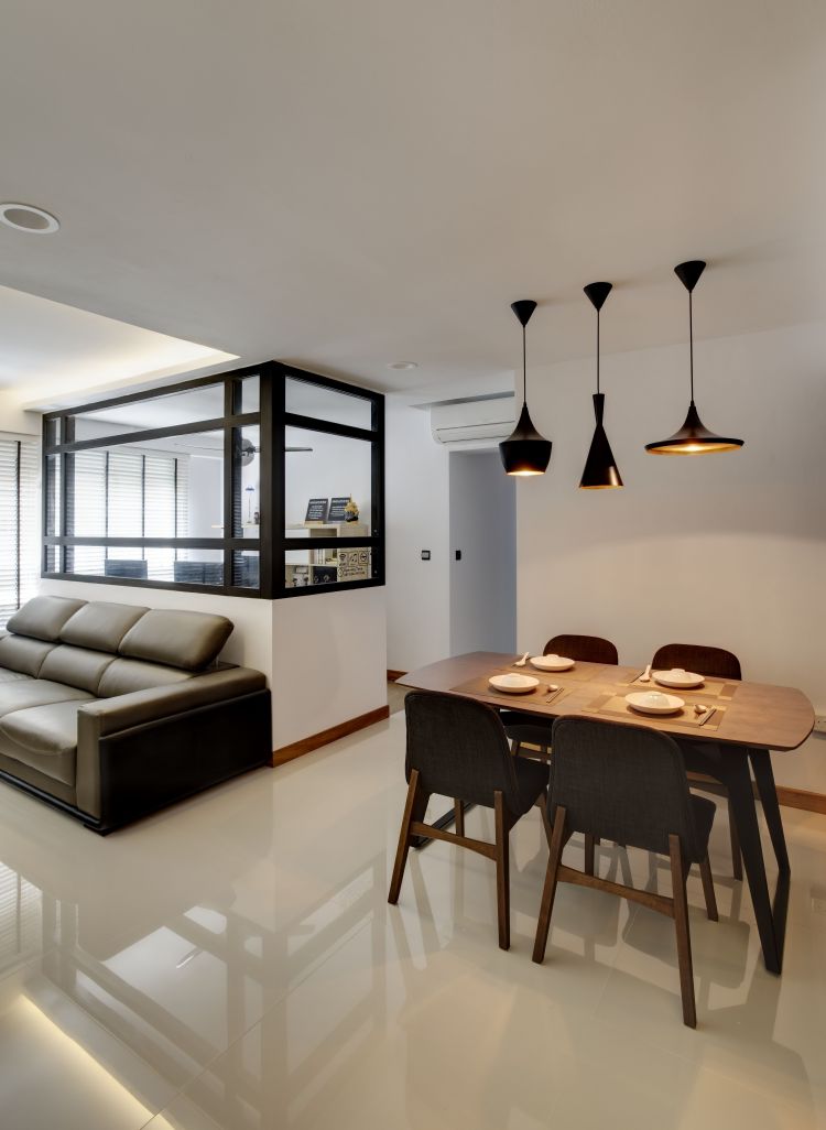 Contemporary, Modern Design - Dining Room - HDB 3 Room - Design by Chapter B Pte Ltd
