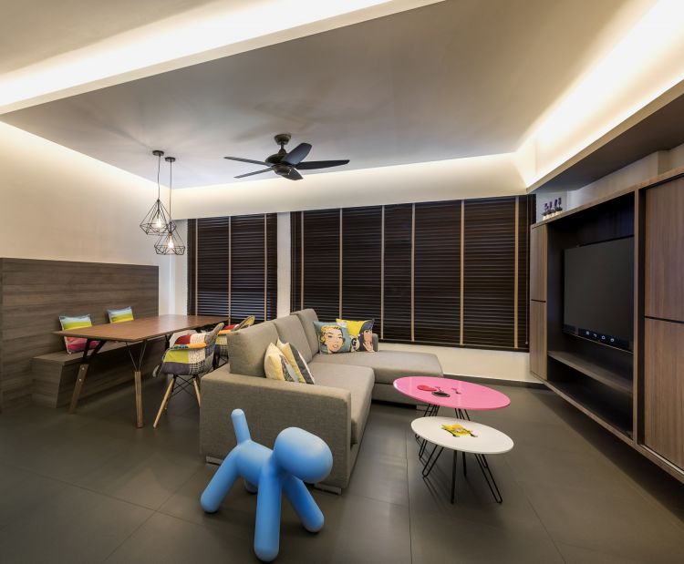Contemporary, Modern, Scandinavian Design - Living Room - HDB 3 Room - Design by Ciseern by designer furnishings Pte Ltd