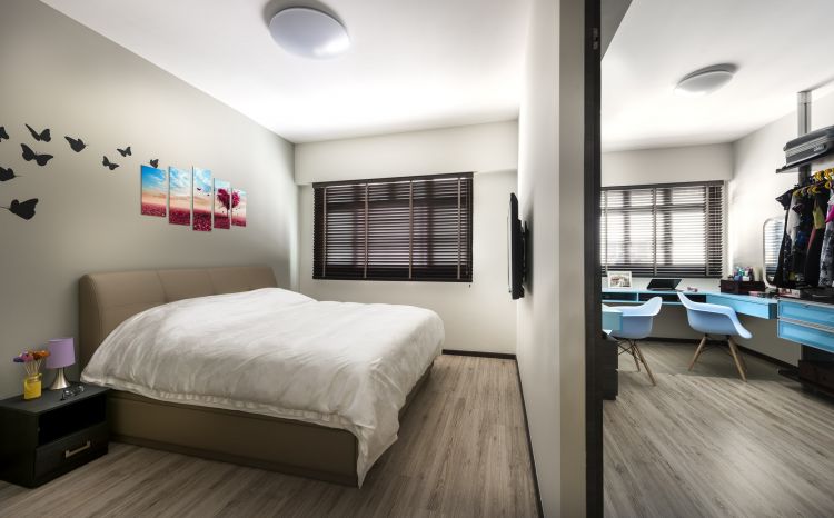 Contemporary, Modern, Scandinavian Design - Bedroom - HDB 3 Room - Design by Ciseern by designer furnishings Pte Ltd