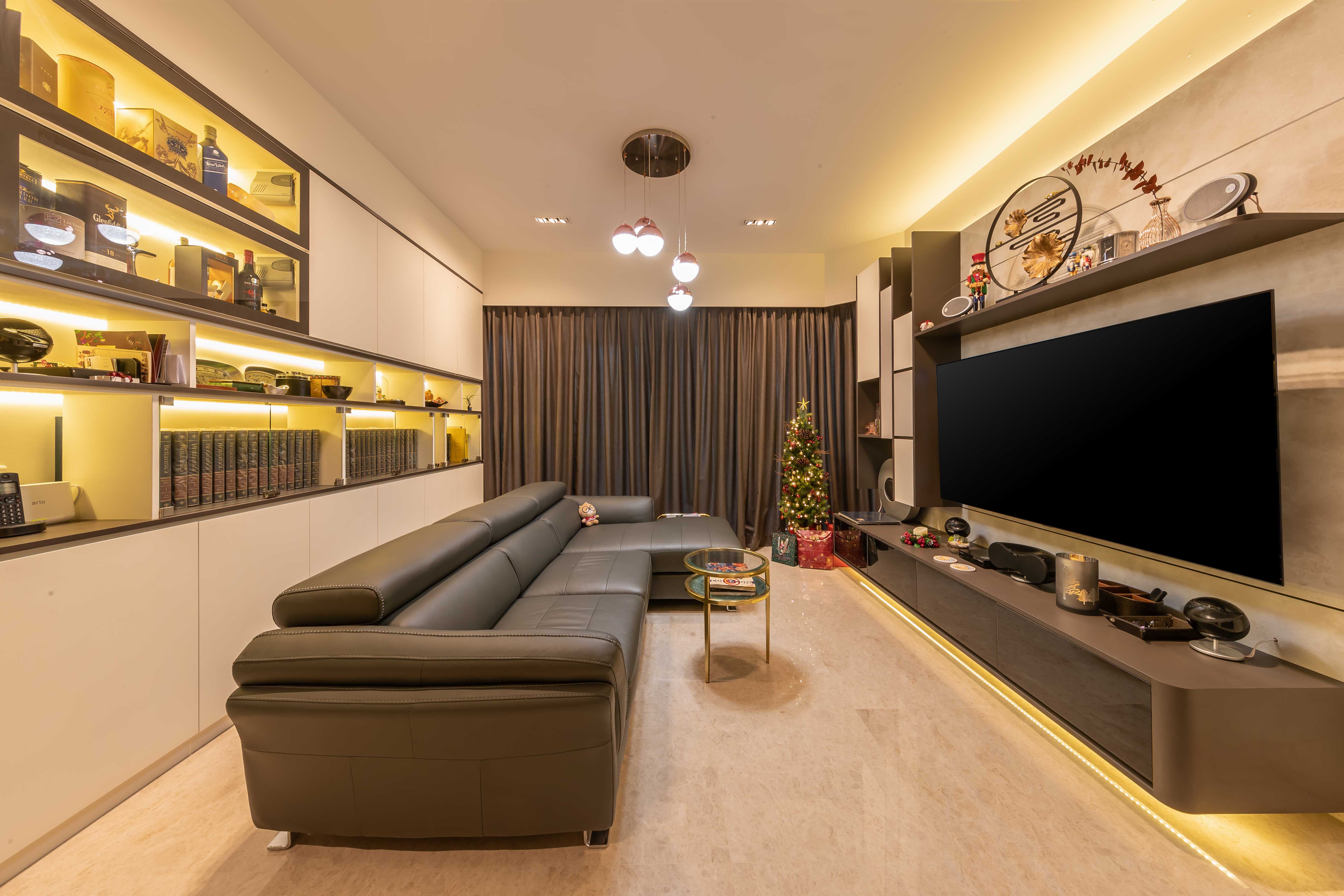 Modern Design - Living Room - Condominium - Design by Ciseern by designer furnishings Pte Ltd