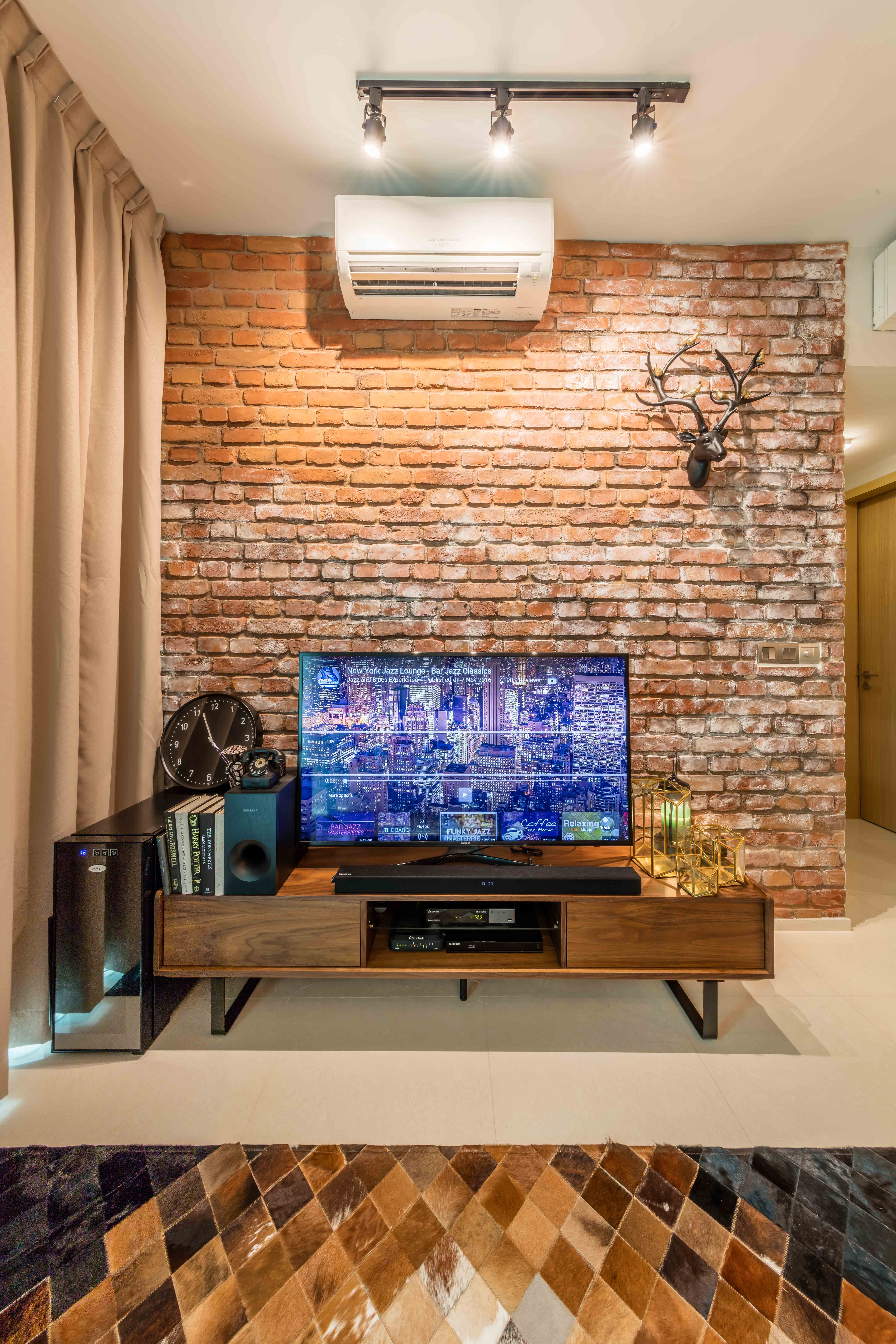 Industrial, Rustic, Scandinavian Design - Living Room - Condominium - Design by Ciseern by designer furnishings Pte Ltd