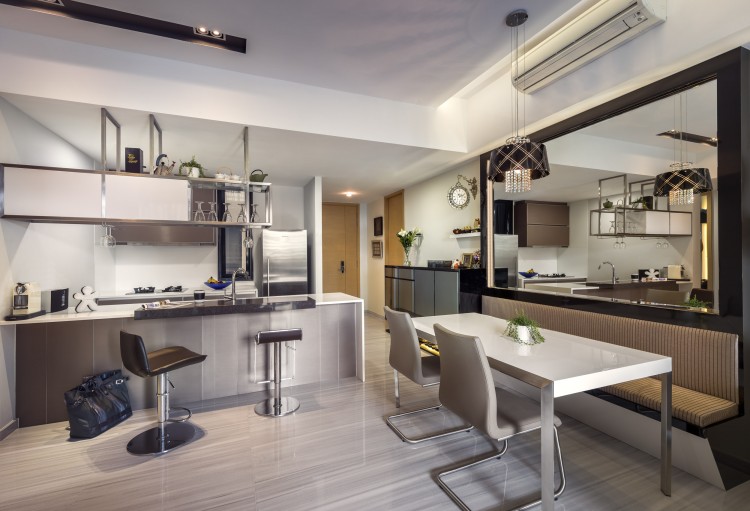 Contemporary, Modern Design - Dining Room - Condominium - Design by Ciseern by designer furnishings Pte Ltd