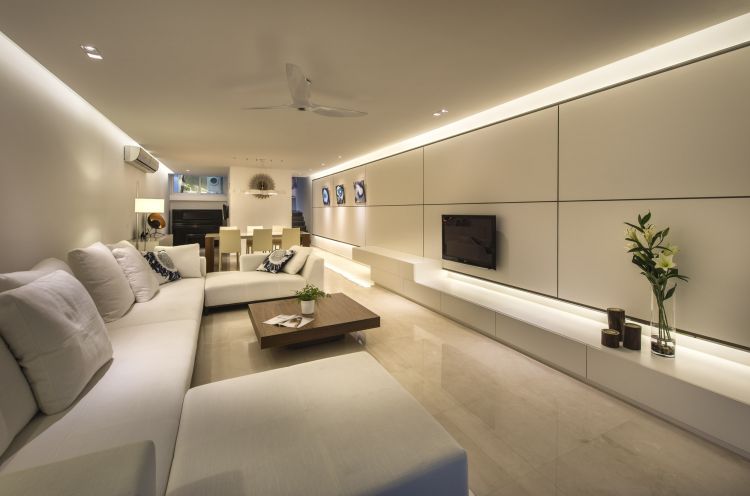 Contemporary, Minimalist, Modern Design - Living Room - Landed House - Design by Ciseern by designer furnishings Pte Ltd