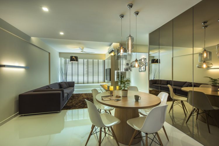 Contemporary, Modern Design - Dining Room - HDB 4 Room - Design by Ciseern by designer furnishings Pte Ltd