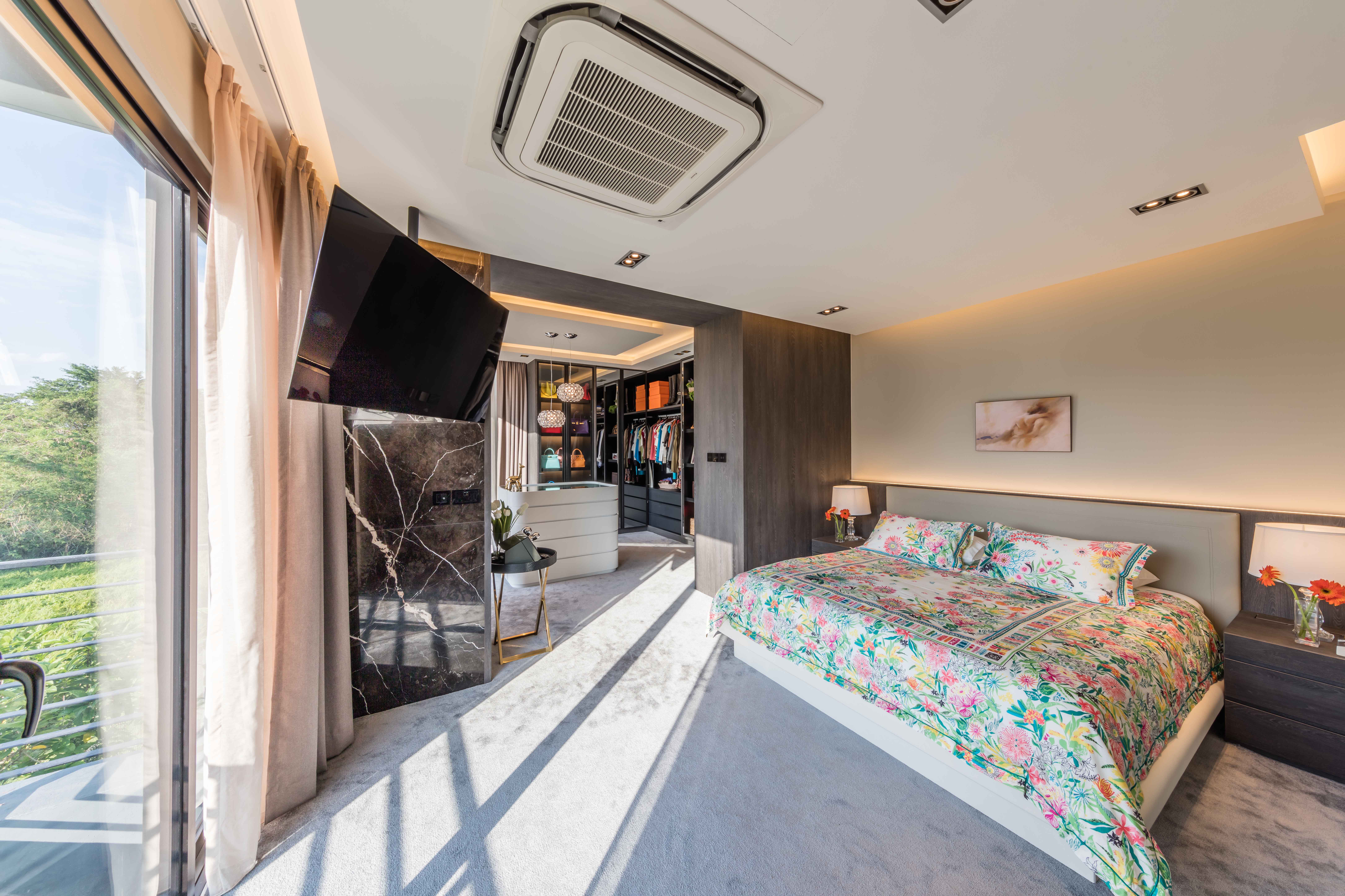Contemporary Design - Bedroom - Landed House - Design by Ciseern by designer furnishings Pte Ltd