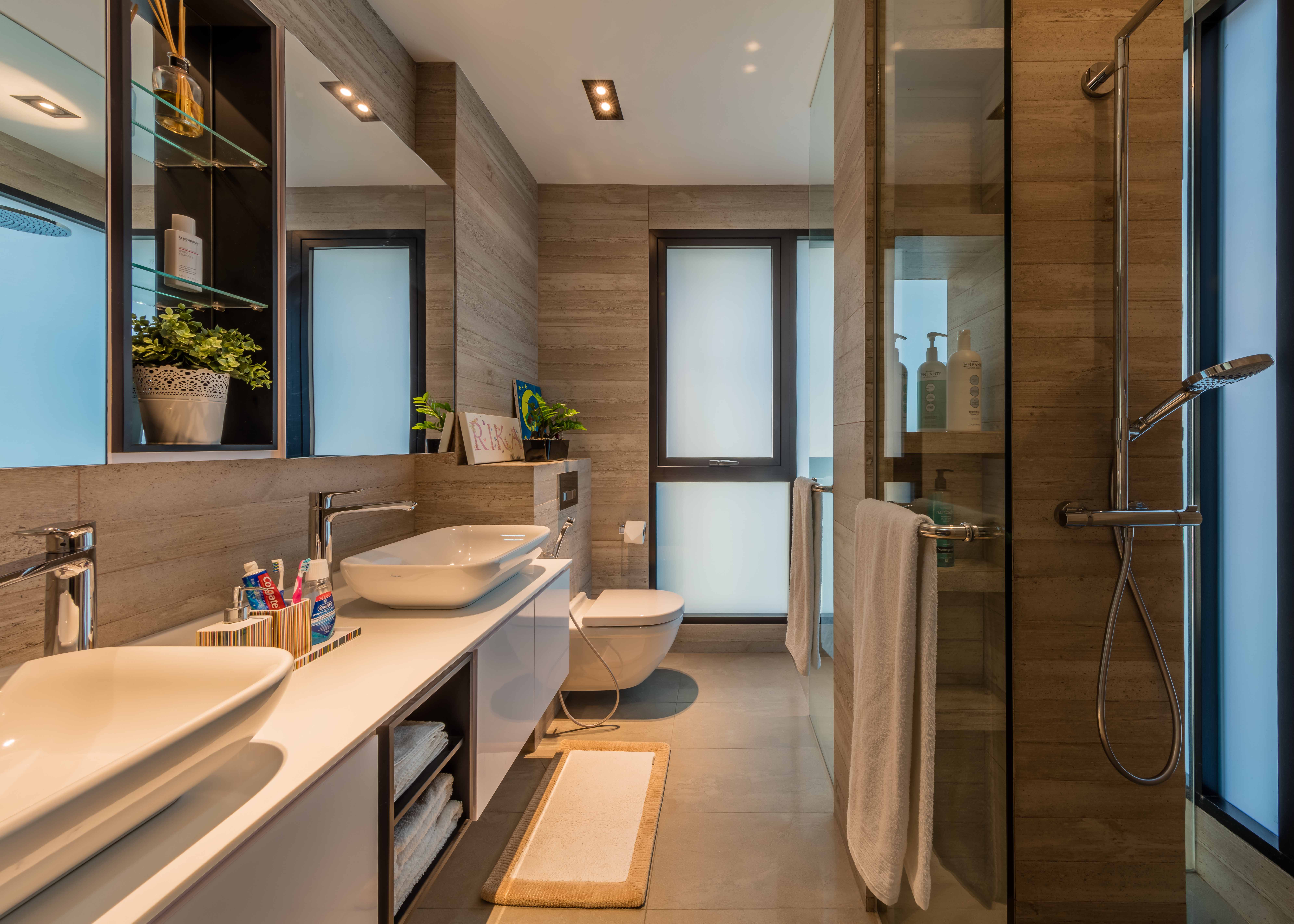 Contemporary Design - Bathroom - Landed House - Design by Ciseern by designer furnishings Pte Ltd