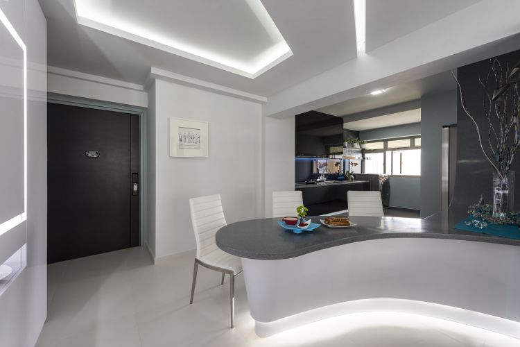 Eclectic, Modern Design - Living Room - HDB 3 Room - Design by Ciseern by designer furnishings Pte Ltd