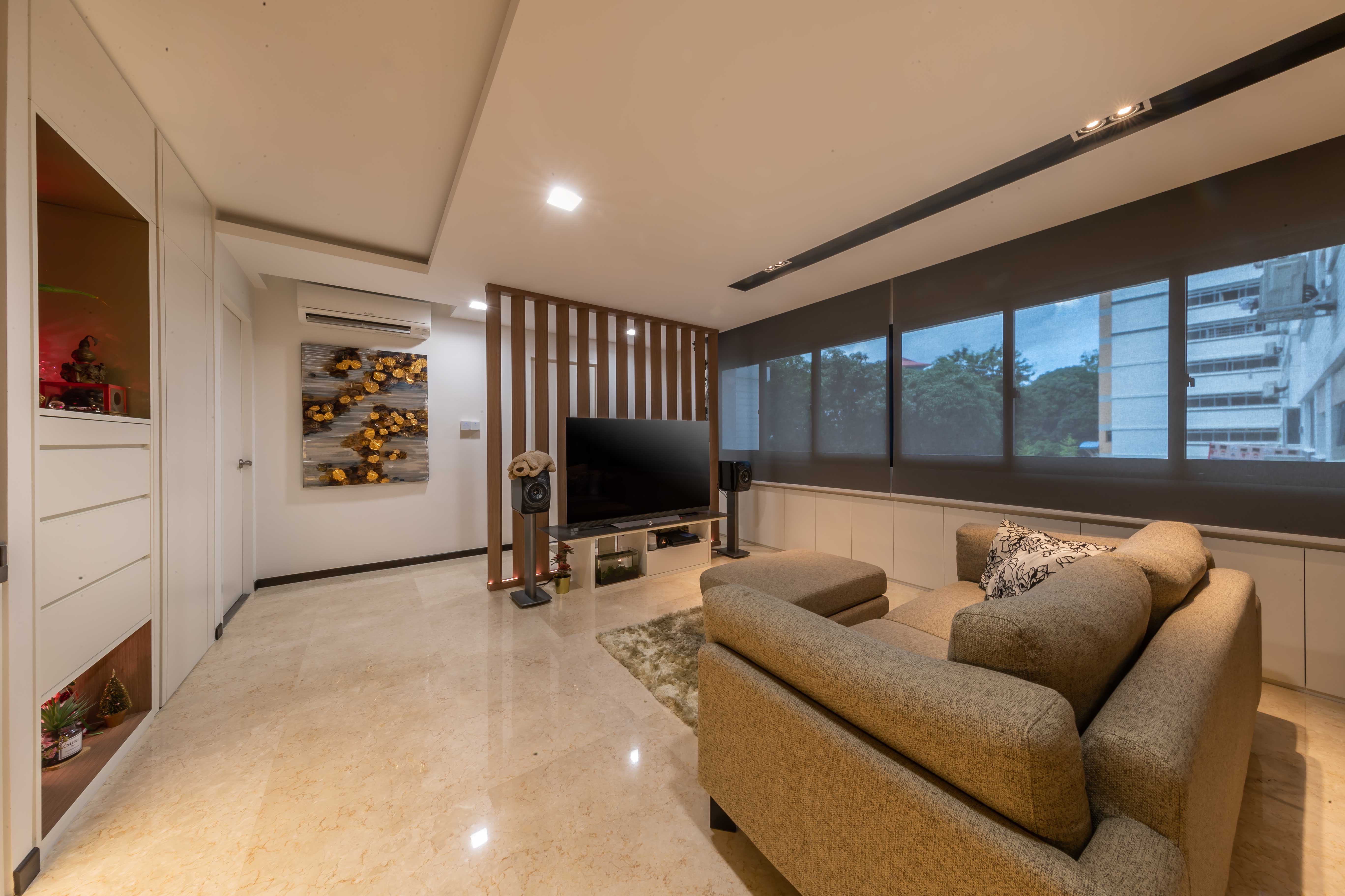 Contemporary, Modern Design - Living Room - HDB 4 Room - Design by Ciseern by designer furnishings Pte Ltd