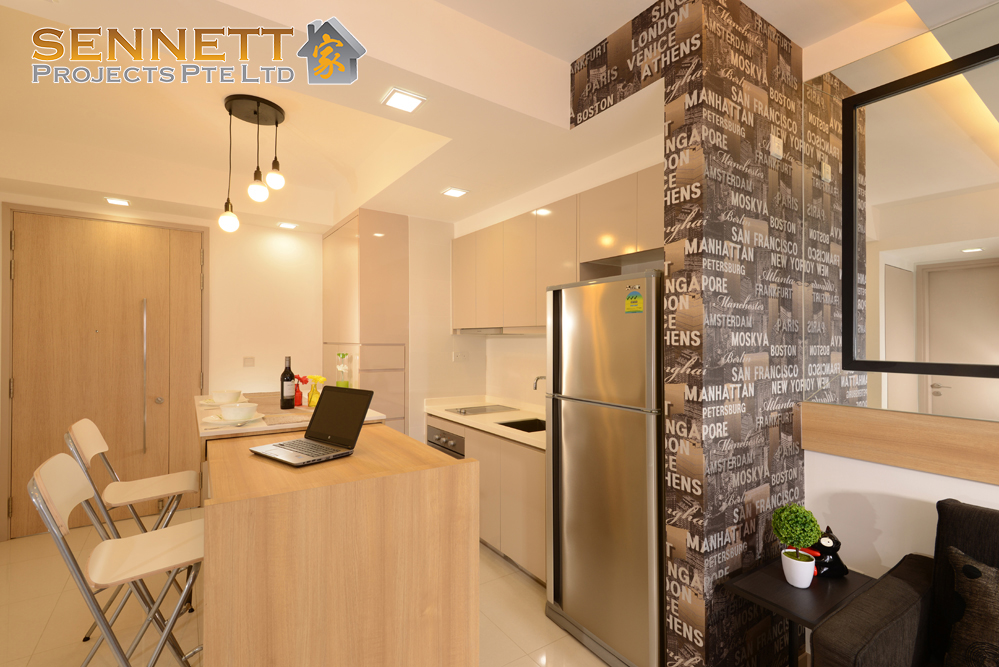 Contemporary Design - Dining Room - Condominium - Design by Sennett Projects Pte Ltd