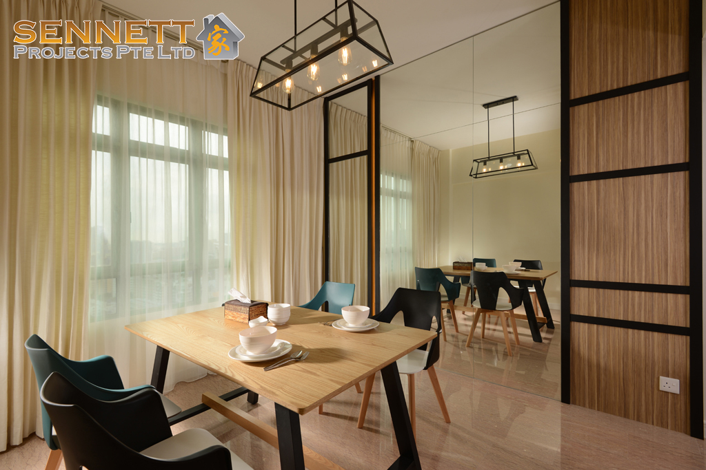 Scandinavian Design - Dining Room - Condominium - Design by Sennett Projects Pte Ltd
