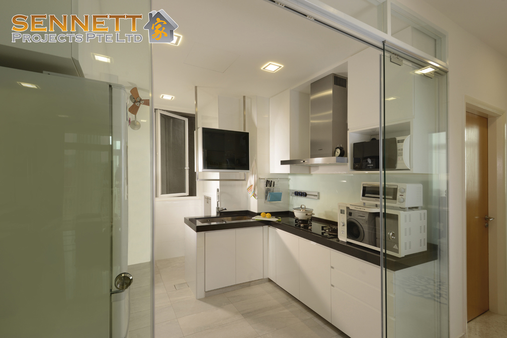 Minimalist Design - Kitchen - Condominium - Design by Sennett Projects Pte Ltd