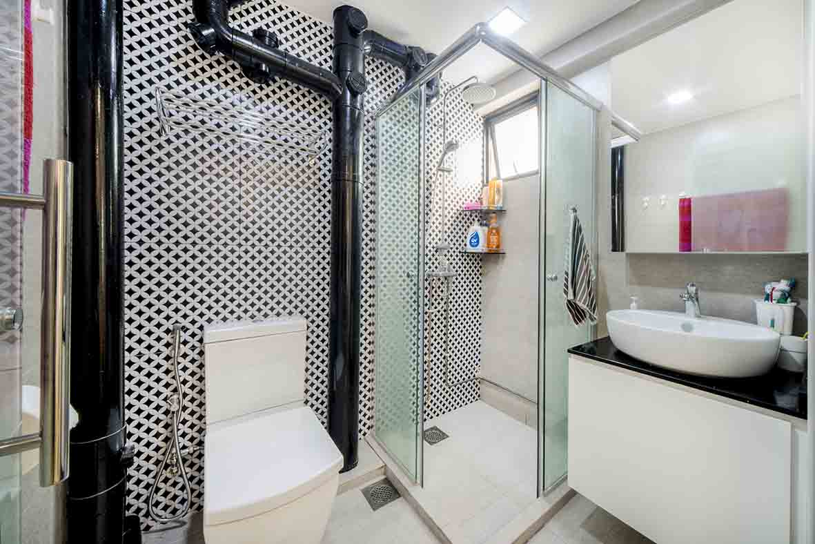 Scandinavian Design - Bathroom - HDB 5 Room - Design by Cozy Ideas Interior Design Pte Ltd