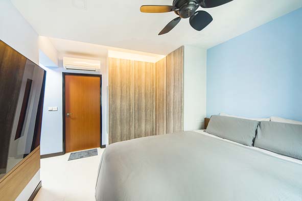 Eclectic Design - Bedroom - HDB 4 Room - Design by Cozy Ideas Interior Design Pte Ltd