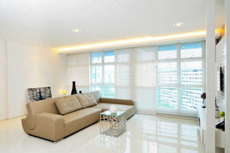 Contemporary, Minimalist, Modern Design - Living Room - HDB 5 Room - Design by Crescendo Interior & Lifestyle Pte Ltd