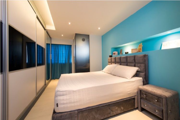 Contemporary, Modern, Scandinavian Design - Bedroom - HDB 4 Room - Design by Crescendo Interior & Lifestyle Pte Ltd