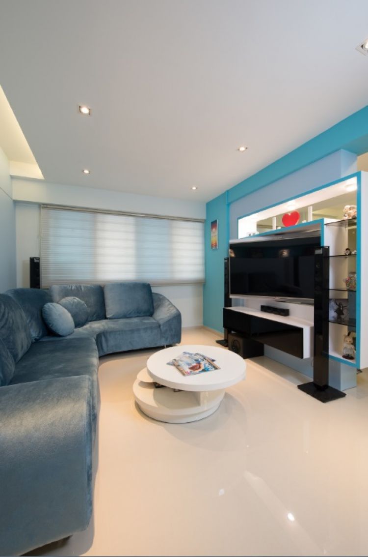 Contemporary, Modern, Scandinavian Design - Living Room - HDB 4 Room - Design by Crescendo Interior & Lifestyle Pte Ltd