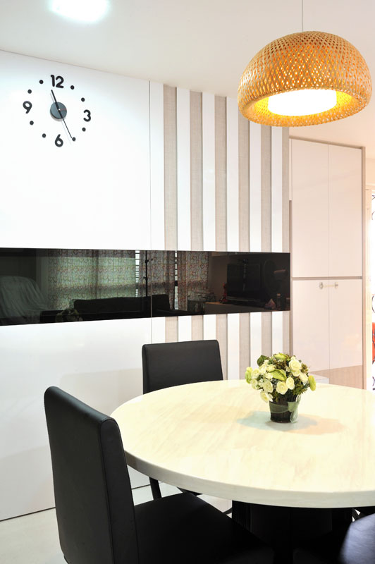 Contemporary, Minimalist Design - Dining Room - HDB 4 Room - Design by Crescendo Interior & Lifestyle Pte Ltd