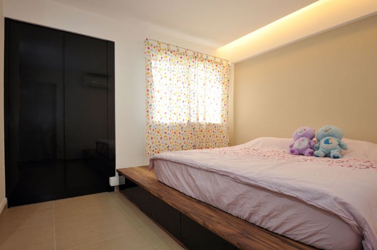 Contemporary, Minimalist Design - Bedroom - HDB 4 Room - Design by Crescendo Interior & Lifestyle Pte Ltd