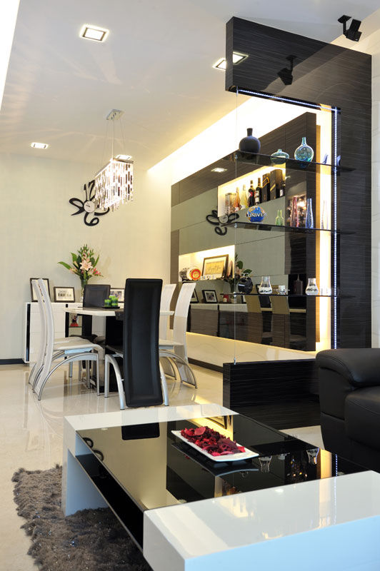 Contemporary, Modern Design - Dining Room - HDB 4 Room - Design by Crescendo Interior & Lifestyle Pte Ltd