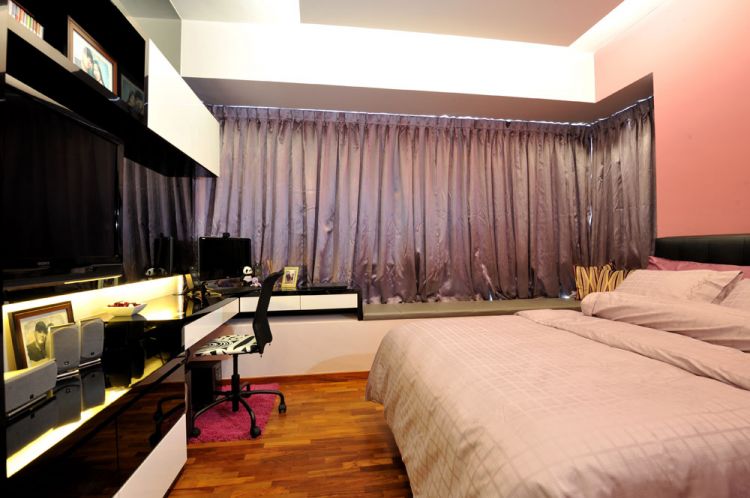 Contemporary, Modern Design - Bedroom - HDB 4 Room - Design by Crescendo Interior & Lifestyle Pte Ltd