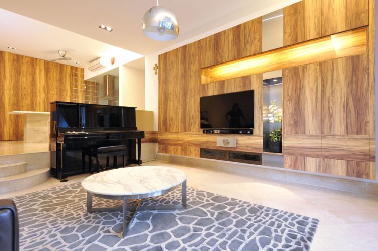Contemporary, Modern Design - Living Room - Condominium - Design by Crescendo Interior & Lifestyle Pte Ltd