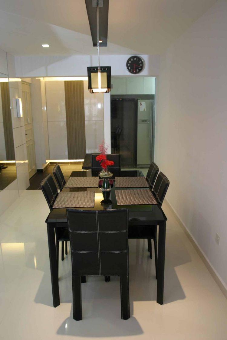 Contemporary, Modern Design - Dining Room - HDB 5 Room - Design by Crescendo Interior & Lifestyle Pte Ltd