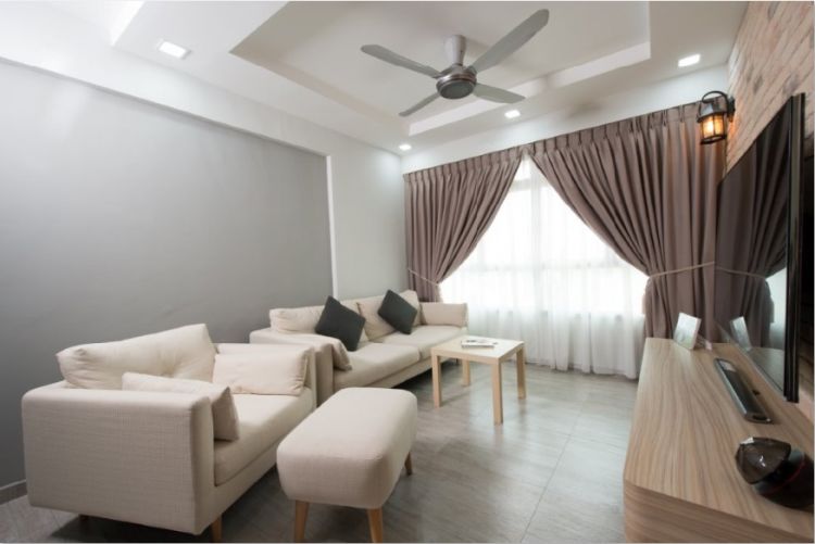 Contemporary, Country, Modern Design - Living Room - HDB 4 Room - Design by Crescendo Interior & Lifestyle Pte Ltd