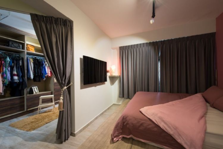 Contemporary, Country, Modern Design - Bedroom - HDB 4 Room - Design by Crescendo Interior & Lifestyle Pte Ltd