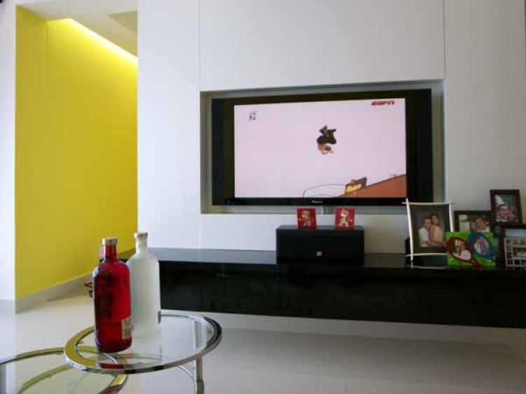 Contemporary, Modern, Retro Design - Living Room - HDB 4 Room - Design by Crescendo Interior & Lifestyle Pte Ltd