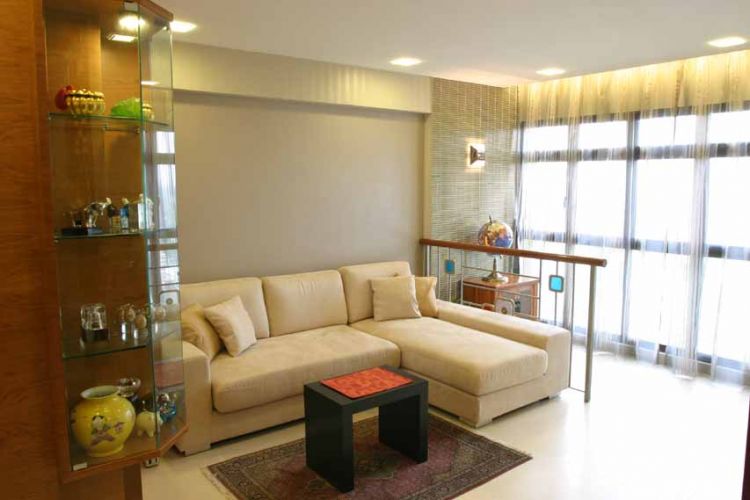 Contemporary, Modern, Tropical Design - Living Room - HDB 5 Room - Design by Crescendo Interior & Lifestyle Pte Ltd