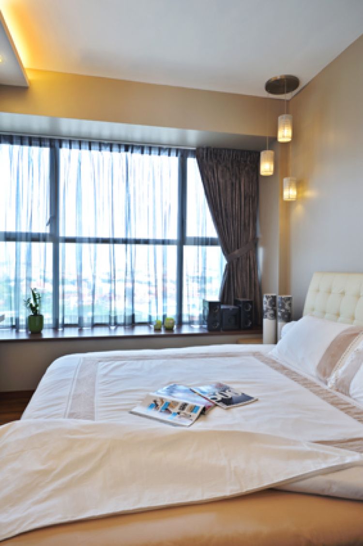 Contemporary, Minimalist, Modern Design - Bedroom - Condominium - Design by Crescendo Interior & Lifestyle Pte Ltd