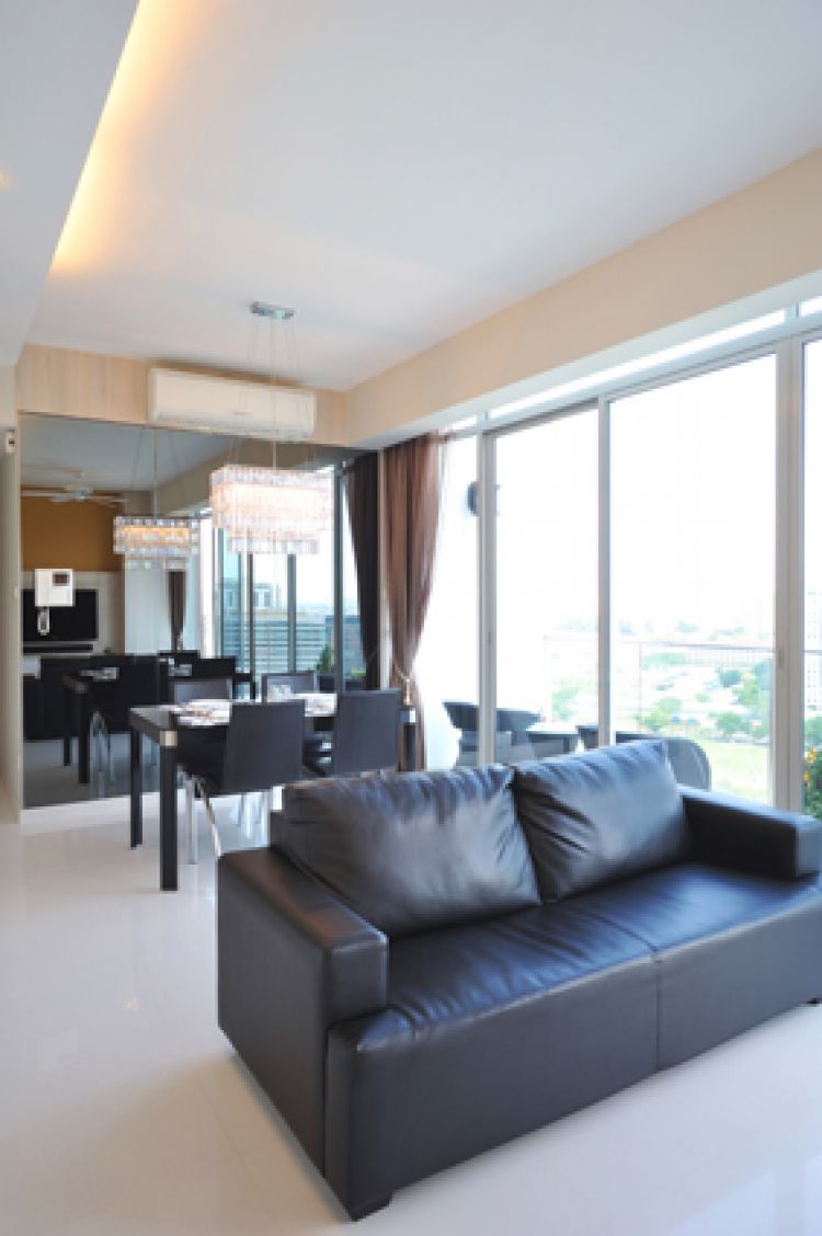 Contemporary, Minimalist, Modern Design - Living Room - Condominium - Design by Crescendo Interior & Lifestyle Pte Ltd
