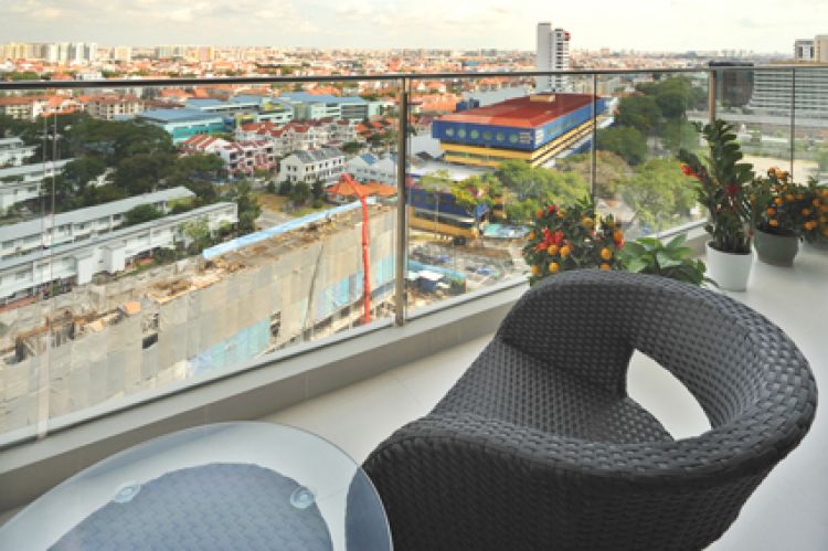 Contemporary, Minimalist, Modern Design - Balcony - Condominium - Design by Crescendo Interior & Lifestyle Pte Ltd