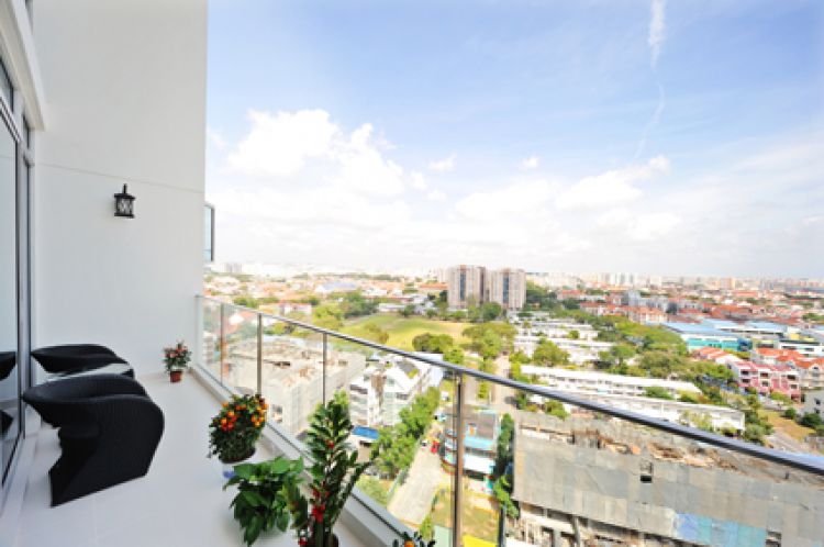 Contemporary, Minimalist, Modern Design - Balcony - Condominium - Design by Crescendo Interior & Lifestyle Pte Ltd